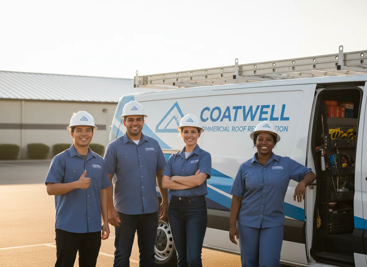 Commercial roof coating company in Waukau, WI